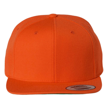 custom yupoong classics premium flat bill snapback cap 6089M