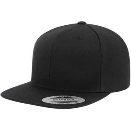custom yupoong classics premium flat bill snapback cap 6089M