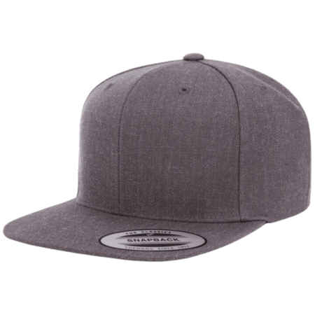 custom yupoong classics premium flat bill snapback cap 6089M