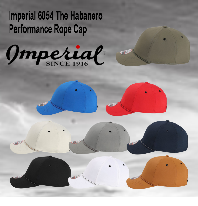 custom imperial the habanero performance rope cap 6054