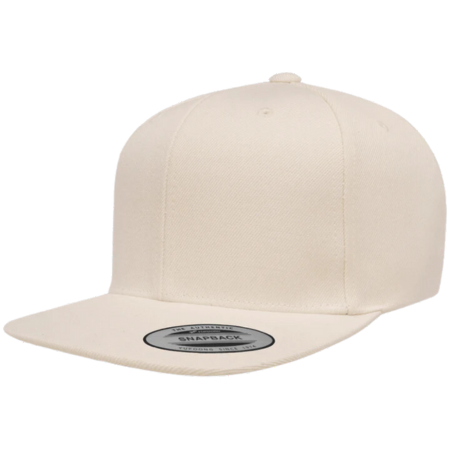 custom yupoong classics premium flat bill snapback cap 6089M