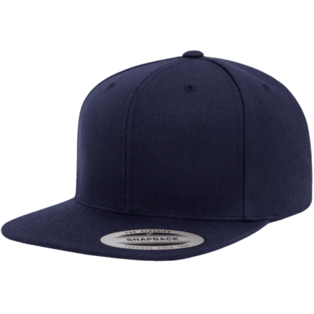 custom yupoong classics premium flat bill snapback cap 6089M