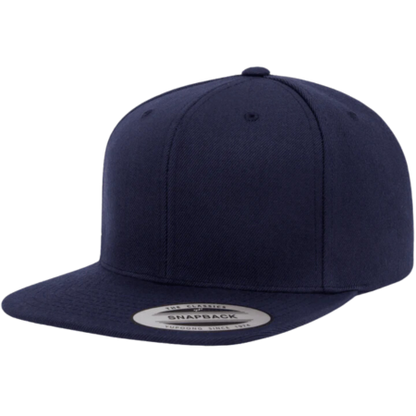 custom yupoong classics premium flat bill snapback cap 6089M