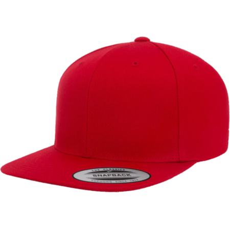 custom yupoong classics premium flat bill snapback cap 6089M