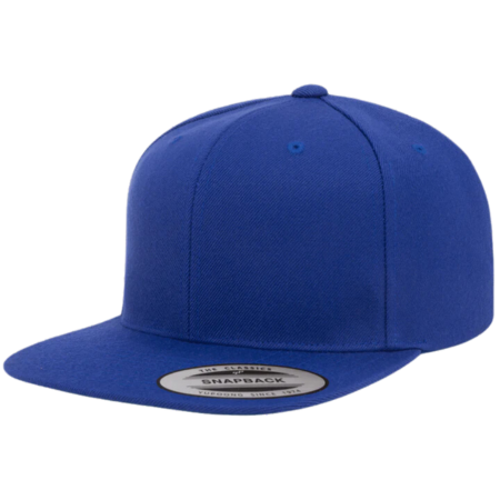custom yupoong classics premium flat bill snapback cap 6089M