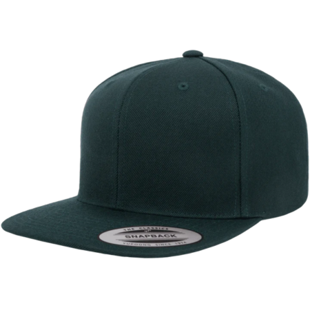 custom yupoong classics premium flat bill snapback cap 6089M