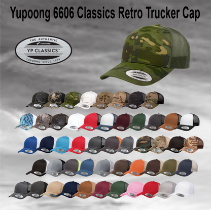 Custom Yupoong Retro Trucker Cap 6606